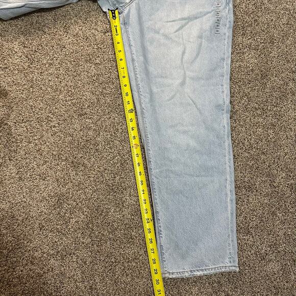 AMERICAN EAGLE Women's Low-Rise '90s Straight Jean Size 20 In Cool Classic - Picture 9 of 13